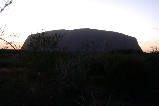 NT/Uluru/sunrise c&ocirc;t&eacute; sunset