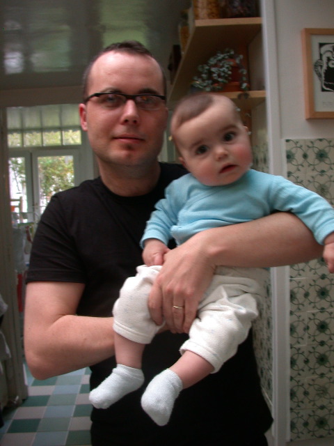 Thomas et son papa