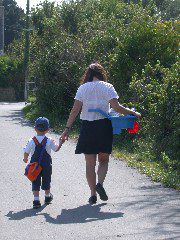descente vers la plage de K