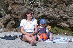 go&ucirc;ter &agrave; la plage