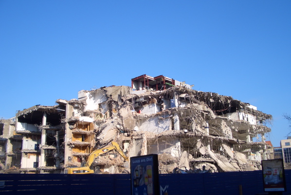 Chantier de d&eacute;molition