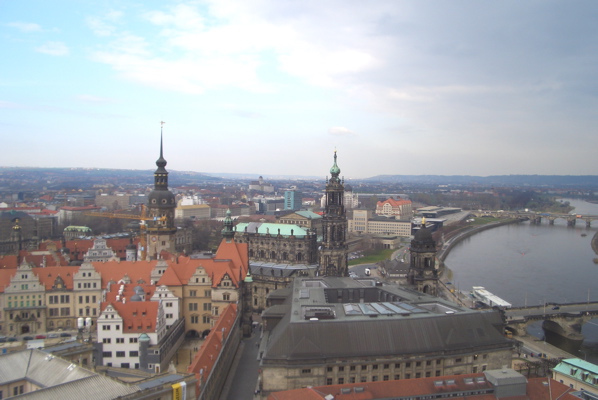 Frauenkirsche, vue du clocher