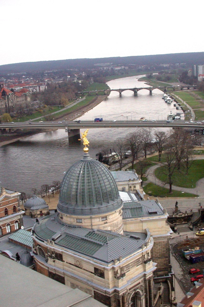 Frauenkirsche, vue du clocher