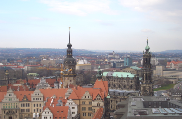 Frauenkirsche, vue du clocher