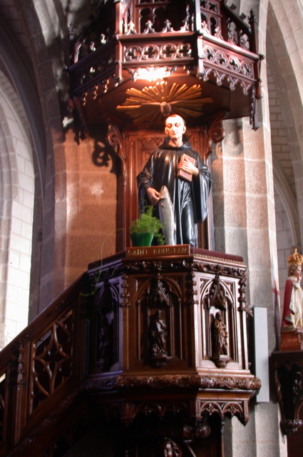 Auray St Goustan dans la chaire