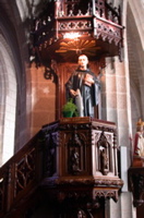 Auray St Goustan dans la chaire