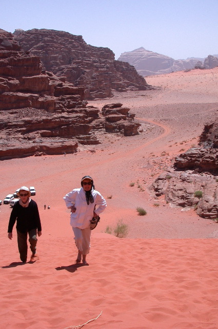 Wadi Rum/montée de la dune