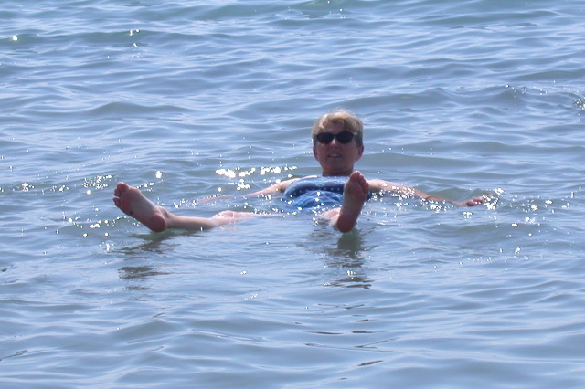 la mer morte/baignade