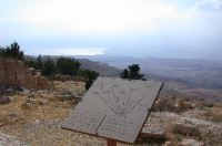 Mont Nébo/table d'orientation