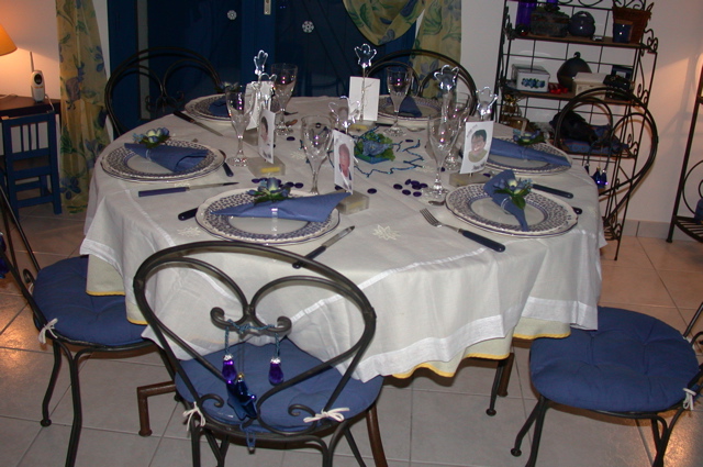 Table de No&euml;l parents