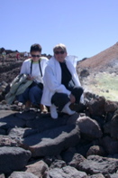 Le Teide en haut du t&eacute;l&eacute;ph&eacute;rique